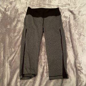 Lululemon gray athletic capri leggings